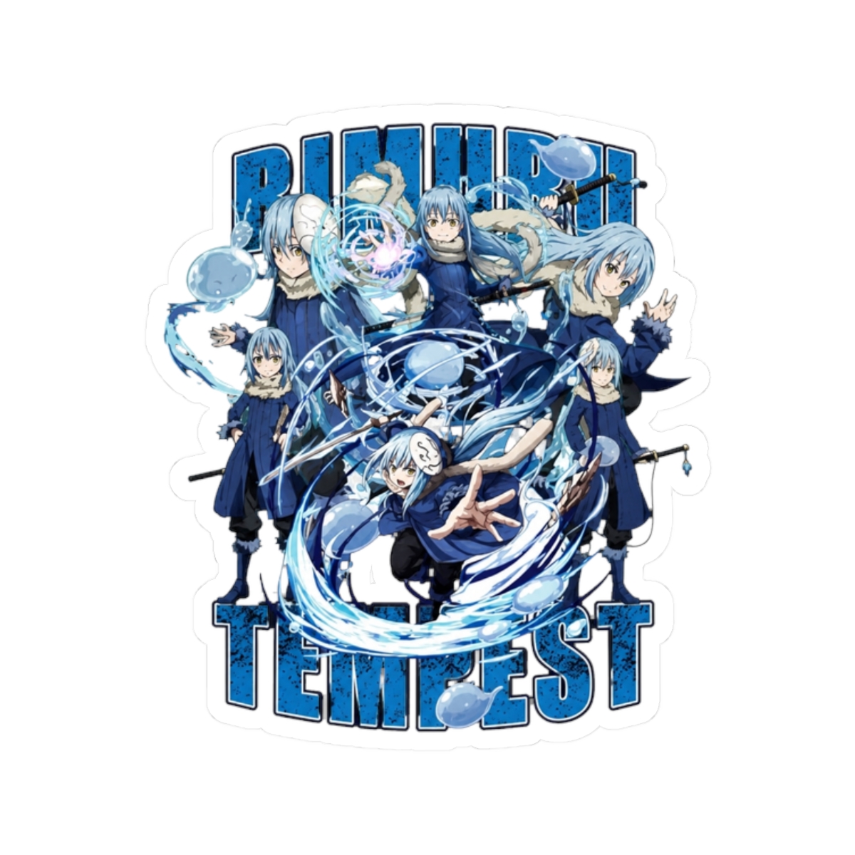 Rimuru Tempest Sticker | That Time I Got Reincarnated as a Slime - alternate angle 3, merchandise