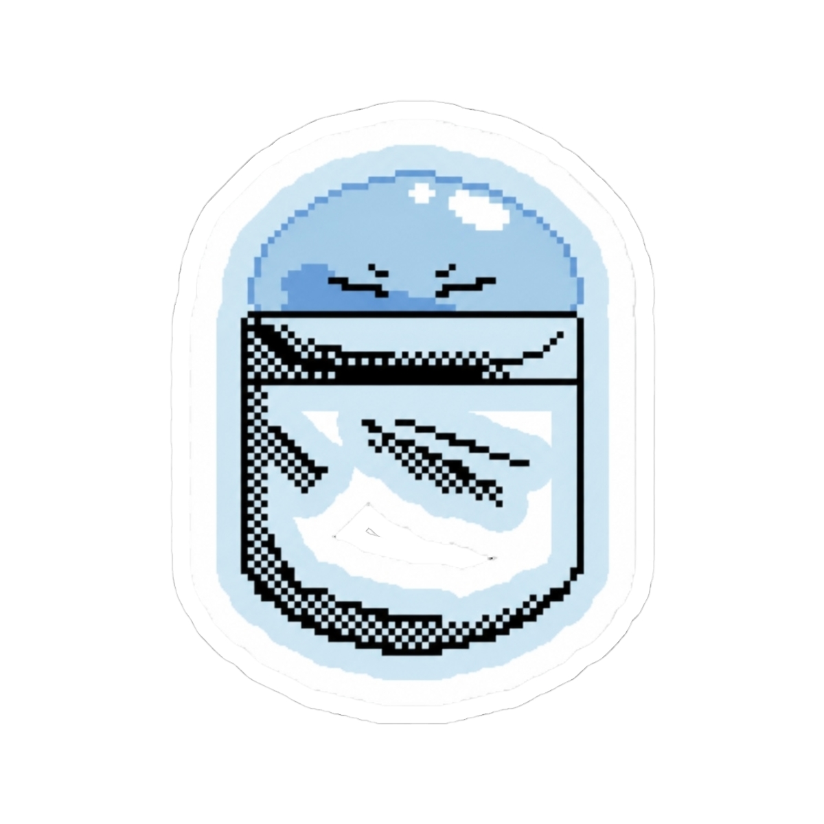 Rimuru Pocket 8-bit Sticker | That Time I Got Reincarnated as a Slime