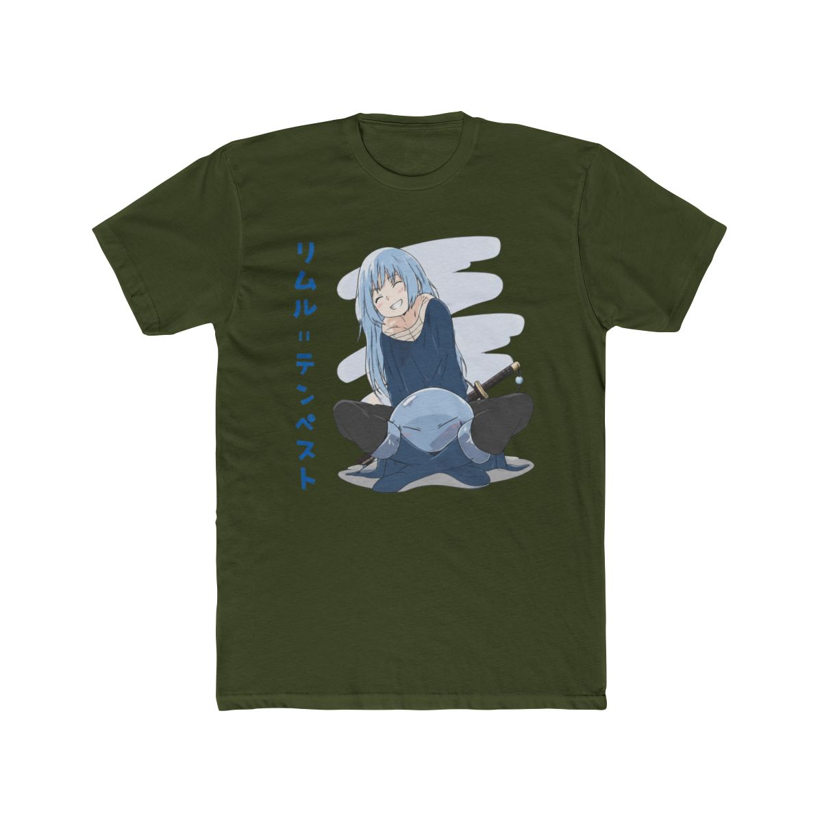 New Anime T Shirt Merch That Time I Got Reincarnated as a Slime Casual Short Sleeved T Shirt Tee - alternate angle 4, merchandise