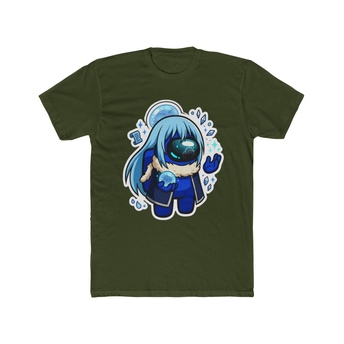 Among Us Crewmate as Rimuru Tempest T Shirt | That Time I Got Reincarnated as a Slime - alternate angle 4, merchandise