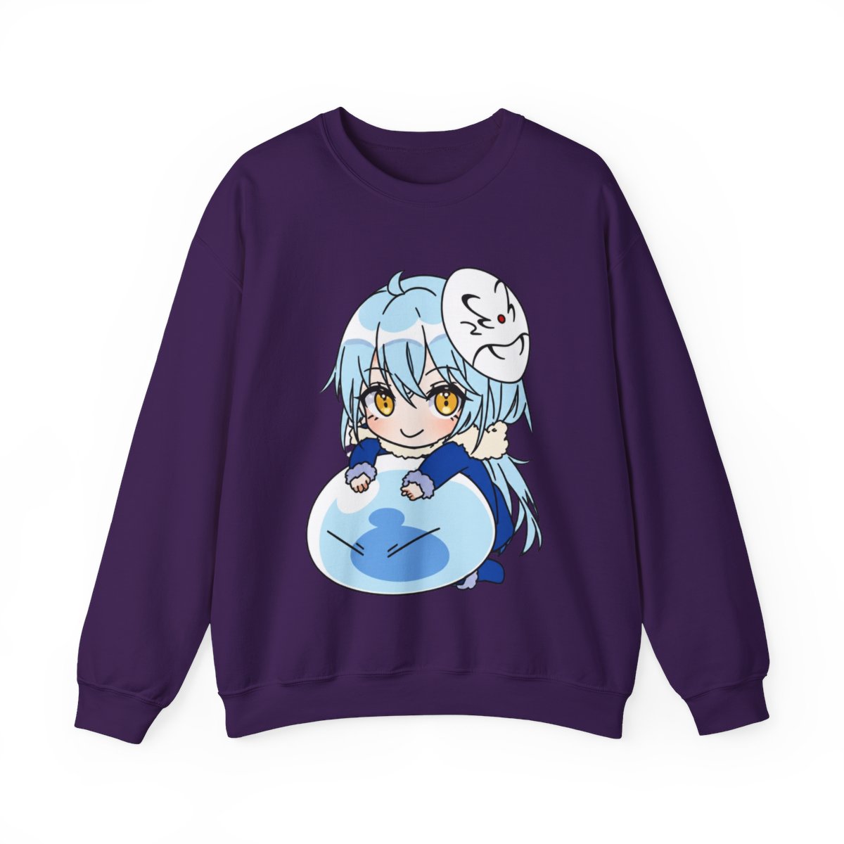 Vintage Anime That Time I Got Reincarnated as a Slime Crew Neck Short Sleeve - alternate angle 2, merchandise